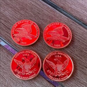 Copper FLYING EAGLE COINS 4